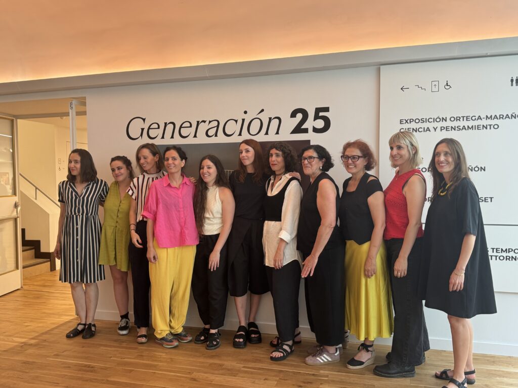 Artistas Visuales en la inauguración de la exposición