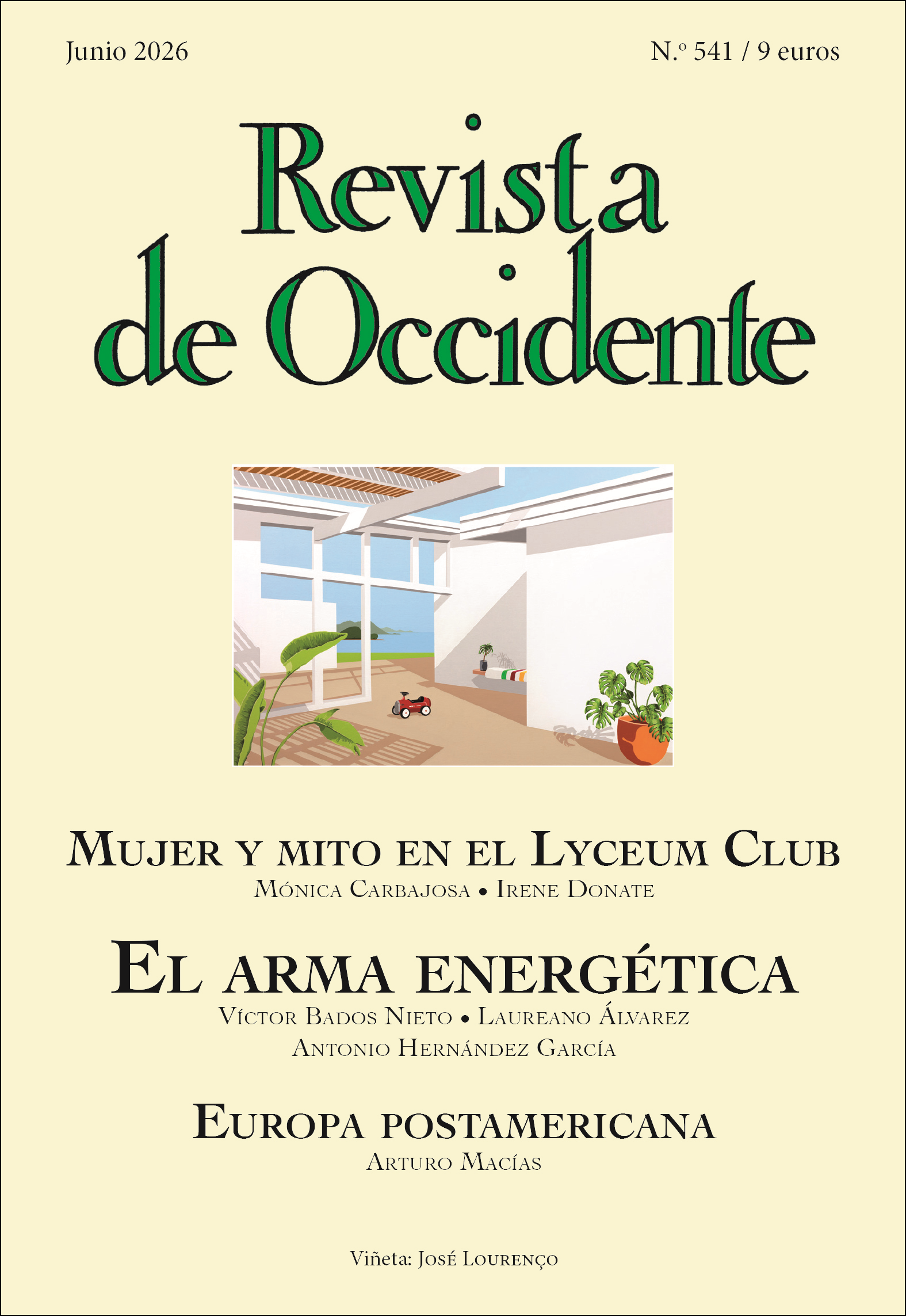 CUBIERTA REVISTA OCCIDENTE JUNIO 2026 541