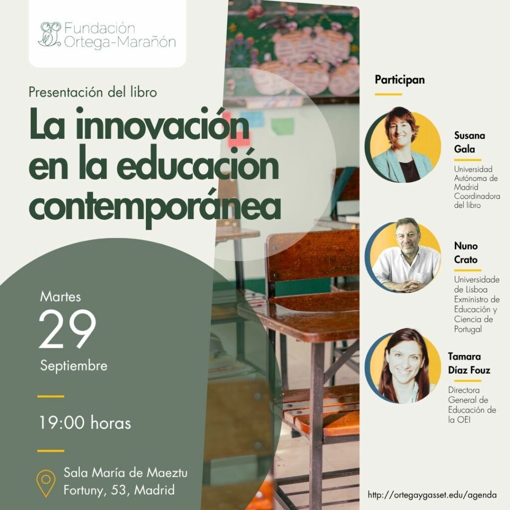 Presentación libro | La innovación en la educación contemporánea
